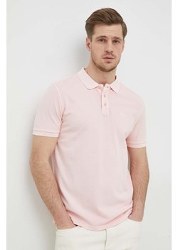 Joop! polo bawełniane Ambrosio kolor różowy gładki 3003748910015920 ze sklepu ANSWEAR.com w kategorii T-shirty męskie - zdjęcie 151145734