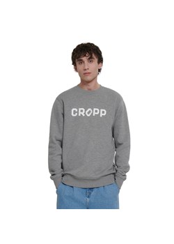 Cropp - Szara bluza z napisem CROPP - jasny szary ze sklepu Cropp w kategorii Bluzy męskie - zdjęcie 151329854