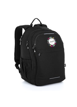 Czarny plecak młodzieżowy Topgal RONY 23026 ze sklepu Topgal w kategorii Plecaki - zdjęcie 151341574