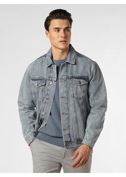 Aygill's Męska kurtka jeansowa Mężczyźni light stone jednolity ze sklepu vangraaf w kategorii Kurtki męskie - zdjęcie 151342133