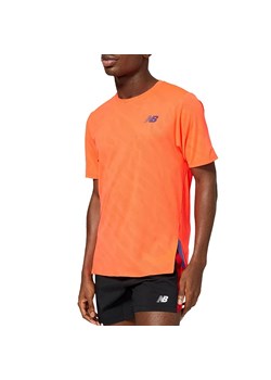 Koszulka New Balance MT23281ERE - pomarańczowa ze sklepu streetstyle24.pl w kategorii T-shirty męskie - zdjęcie 151794133
