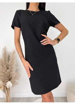 Czarna Klasyczna Sukienka ze sklepu ModnaKiecka.pl w kategorii Sukienki - zdjęcie 151923343