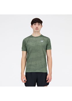 Koszulka męska New Balance MT21263DON – zielone ze sklepu New Balance Poland w kategorii T-shirty męskie - zdjęcie 151927701
