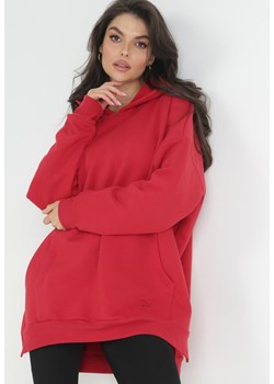 Czerwona Bluza Alatha ze sklepu Born2be Odzież w kategorii Bluzy damskie - zdjęcie 151933700