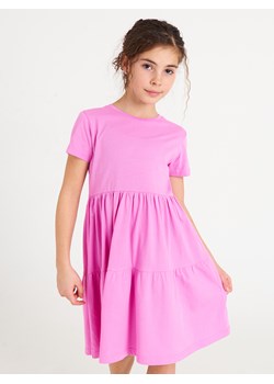 GATE Bawełniana sukienka basic z falbanką dziewczęca 8Y ze sklepu gateshop w kategorii Sukienki dziewczęce - zdjęcie 152036570