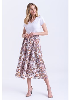 Zwiewna spódnica z printem paisley ze sklepu Greenpoint.pl w kategorii Spódnice - zdjęcie 152212291