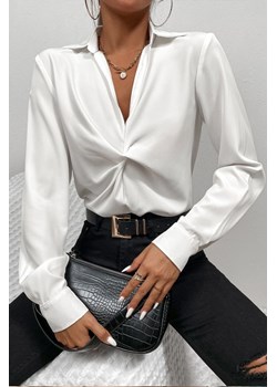 Bluzka damska LORFERDA WHITE ze sklepu Ivet Shop w kategorii Bluzki damskie - zdjęcie 152213993
