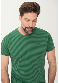 Bawełniana koszulka w paski T-PALMS ze sklepu Volcano.pl w kategorii T-shirty męskie - zdjęcie 152286122