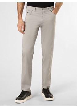 BRAX Spodnie Mężczyźni Bawełna jasny szary jednolity ze sklepu vangraaf w kategorii Spodnie męskie - zdjęcie 152288851