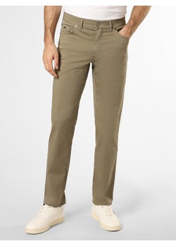 BRAX Spodnie Mężczyźni Bawełna khaki jednolity ze sklepu vangraaf w kategorii Spodnie męskie - zdjęcie 152288853