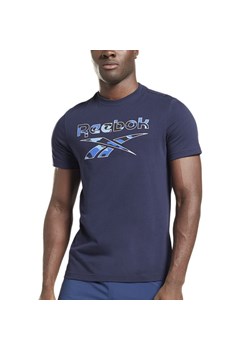 Koszulka Reebok Identity Big Logo HG1382 - granatowa ze sklepu streetstyle24.pl w kategorii T-shirty męskie - zdjęcie 152375754