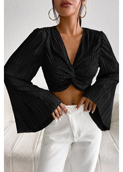 Bluzka damska PARMELDA BLACK ze sklepu Ivet Shop w kategorii Bluzki damskie - zdjęcie 152396900