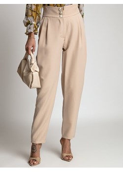 Spodnie Harton Beżowe ze sklepu Lisa Mayo w kategorii Spodnie damskie - zdjęcie 152398190