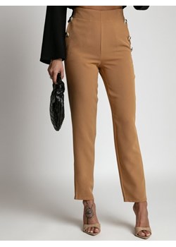 Spodnie Pilare Karmelowe ze sklepu Lisa Mayo w kategorii Spodnie damskie - zdjęcie 152398234