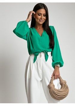 Koszula Mastia Zielona ze sklepu Lisa Mayo w kategorii Bluzki damskie - zdjęcie 152398243