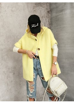 Sweter Botis Żółty ze sklepu Lisa Mayo w kategorii Swetry damskie - zdjęcie 152398313