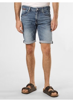 Tommy Jeans Męskie spodenki jeansowe Mężczyźni Bawełna medium stone jednolity ze sklepu vangraaf w kategorii Spodenki męskie - zdjęcie 152416753