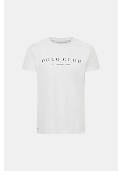 POLO CLUB T-shirt - Biały - Mężczyzna - L (L) ze sklepu Halfprice w kategorii T-shirty męskie - zdjęcie 152430421