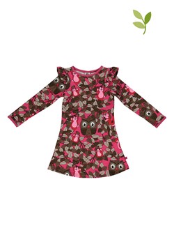 Småfolk Sukienka &quot;Owl in Tree&quot; w kolorze różowym ze sklepu Limango Polska w kategorii Sukienki dziewczęce - zdjęcie 152441720