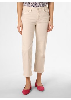 RAFFAELLO ROSSI Spodnie Kobiety Bawełna beżowy jednolity ze sklepu vangraaf w kategorii Spodnie damskie - zdjęcie 152444923
