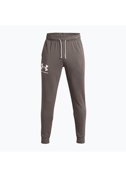 Spodnie dresowe męskie Under Armour Ua Rival Terry Jogger 176 szare 1361642-176 ze sklepu sportano.pl w kategorii Spodnie męskie - zdjęcie 152468270
