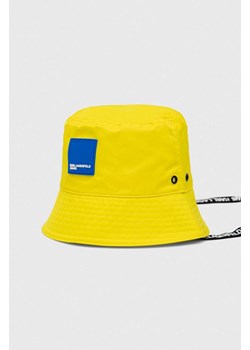 Karl Lagerfeld Jeans kapelusz kolor żółty ze sklepu ANSWEAR.com w kategorii Kapelusze męskie - zdjęcie 152495731