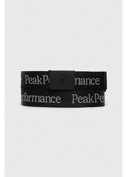 Peak Performance pasek kolor czarny ze sklepu ANSWEAR.com w kategorii Paski damskie - zdjęcie 152496230