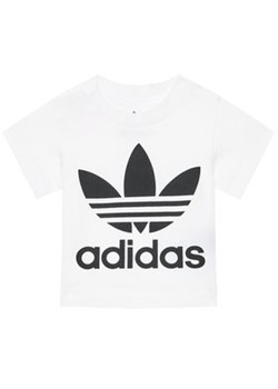 adidas T-Shirt Trefoil DV2828 Biały Regular Fit ze sklepu MODIVO w kategorii T-shirty chłopięce - zdjęcie 152498241