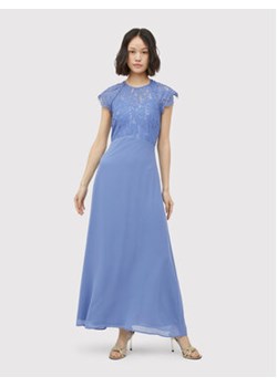 Vila Sukienka wieczorowa Lacia 14075921 Niebieski Regular Fit ze sklepu MODIVO w kategorii Sukienki - zdjęcie 152499780