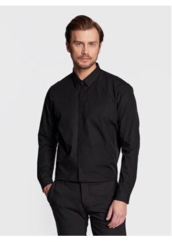 Calvin Klein Koszula Hidden K10K109891 Czarny Extra Slim Fit ze sklepu MODIVO w kategorii Koszule męskie - zdjęcie 152499961