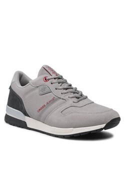 Cross Jeans Sneakersy JJ1R4020C Szary ze sklepu MODIVO w kategorii Buty sportowe męskie - zdjęcie 152500563