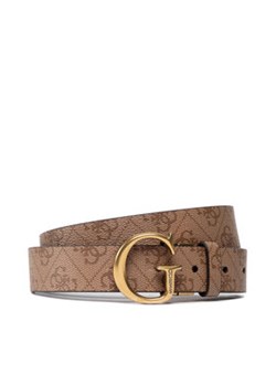 Guess Pasek Męski Vezzola Adj&Rev Belt BM7550 LEA30 Brązowy ze sklepu MODIVO w kategorii Paski męskie - zdjęcie 152502062