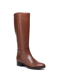 Geox Oficerki D Felicity D D84G1D 00043 C0013 Brązowy ze sklepu MODIVO w kategorii Kozaki damskie - zdjęcie 152503124