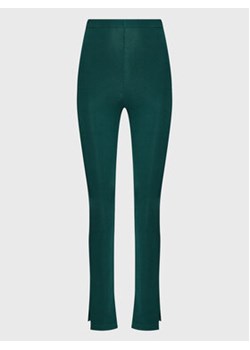 Reebok Spodnie materiałowe Wde Trend HG1171 Zielony Slim Fit ze sklepu MODIVO w kategorii Spodnie damskie - zdjęcie 152503433