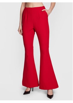 Ted Baker Spodnie materiałowe Bevis 263596 Czerwony Slim Fit ze sklepu MODIVO w kategorii Spodnie damskie - zdjęcie 152506043