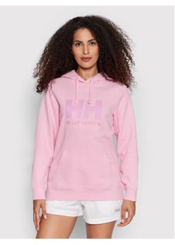 Helly Hansen Bluza Logo 33978 Różowy Regular Fit ze sklepu MODIVO w kategorii Bluzy damskie - zdjęcie 152506100