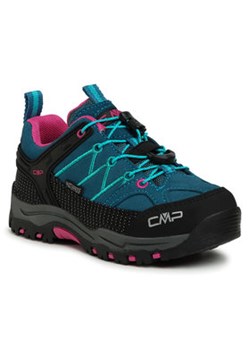 CMP Trekkingi Kids Rigel Low Trekking Shoes Wp 3Q13244 Niebieski ze sklepu MODIVO w kategorii Buty trekkingowe dziecięce - zdjęcie 152507530
