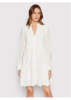 YAS Sukienka codzienna Holi 26027162 Biały Relaxed Fit ze sklepu MODIVO w kategorii Sukienki - zdjęcie 152507612