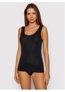 Hanro Podkoszulek Pure 1717 Czarny Slim Fit ze sklepu MODIVO w kategorii Podkoszulki i halki - zdjęcie 152507641
