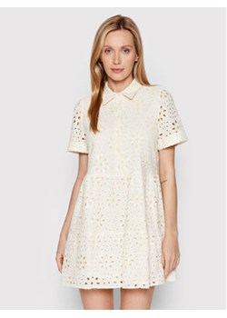 Desigual Sukienka koszulowa Tallin 22SWVW04 Beżowy Regular Fit ze sklepu MODIVO w kategorii Sukienki - zdjęcie 152507723