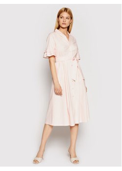 DKNY Sukienka koszulowa DD1B3361 Różowy Regular Fit ze sklepu MODIVO w kategorii Sukienki - zdjęcie 152510003