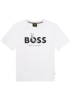 Boss T-Shirt J25O22 M Biały Regular Fit ze sklepu MODIVO w kategorii T-shirty chłopięce - zdjęcie 152511142