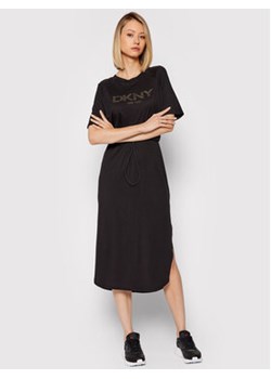 DKNY Sukienka codzienna P1FTCEGQ Czarny Regular Fit ze sklepu MODIVO w kategorii Sukienki - zdjęcie 152512750