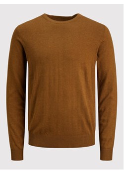 Jack&Jones Sweter Emil 12208364 Brązowy Regular Fit ze sklepu MODIVO w kategorii Swetry męskie - zdjęcie 152514072