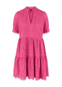 YAS Sukienka 26027163 Różowy Regular Fit ze sklepu MODIVO w kategorii Sukienki - zdjęcie 152514391