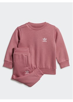 adidas Dres Adicolor Crew Set IB8645 Różowy Regular Fit ze sklepu MODIVO w kategorii Odzież dla niemowląt - zdjęcie 152514550