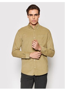 Jack&Jones PREMIUM Koszula Blautlas Cord 12196529 Beżowy Slim Fit ze sklepu MODIVO w kategorii Koszule męskie - zdjęcie 152514583