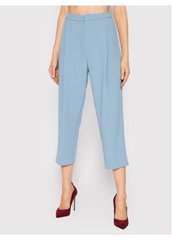 Rinascimento Spodnie materiałowe CFC0105861003 Niebieski Regular Fit ze sklepu MODIVO w kategorii Spodnie damskie - zdjęcie 152516510
