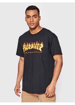 Thrasher T-Shirt Godzilla Flame Czarny Regular Fit ze sklepu MODIVO w kategorii T-shirty męskie - zdjęcie 152519100