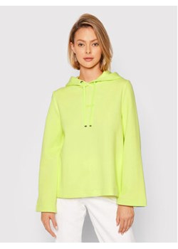 Calvin Klein Bluza Mini K20K203106 Żółty Relaxed Fit ze sklepu MODIVO w kategorii Bluzy damskie - zdjęcie 152526493